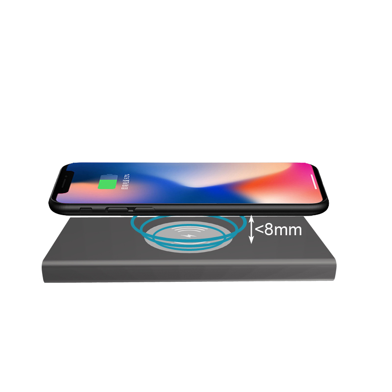 Slim 18W Pd Fast Charger Wireless Power Bank 10000mAh