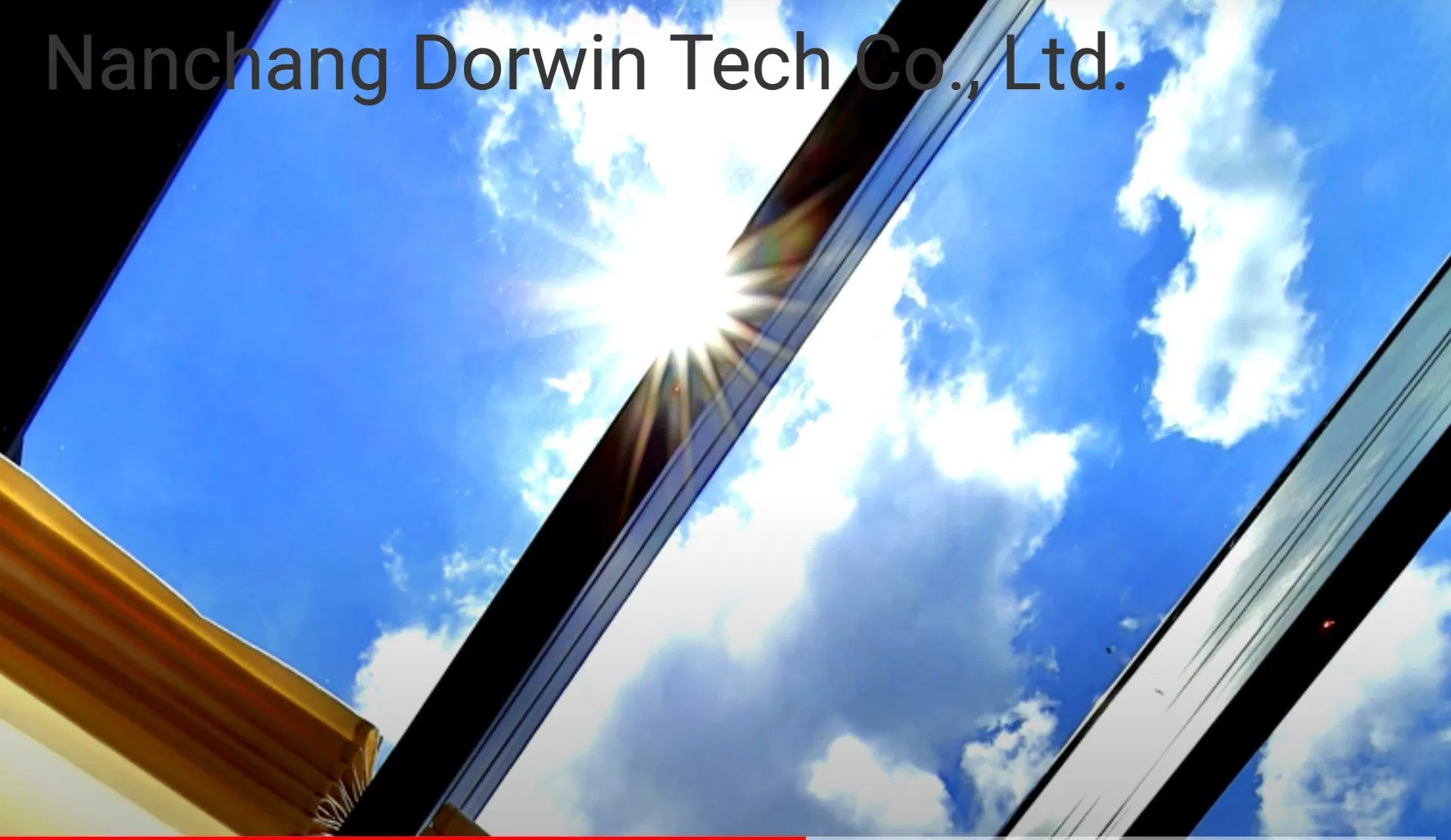 Popular Design Lowe Reflective Tempered Glass Roof Aluminum Structure Pergola