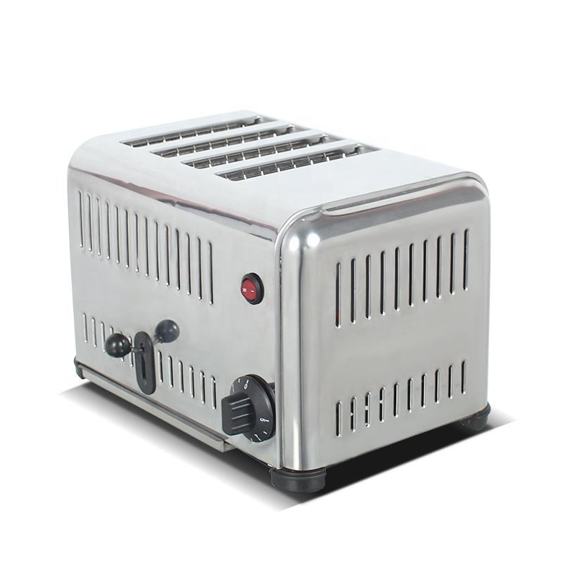 Modern High-Quality Stainless Steel Toaster with Adjustable Browning Features