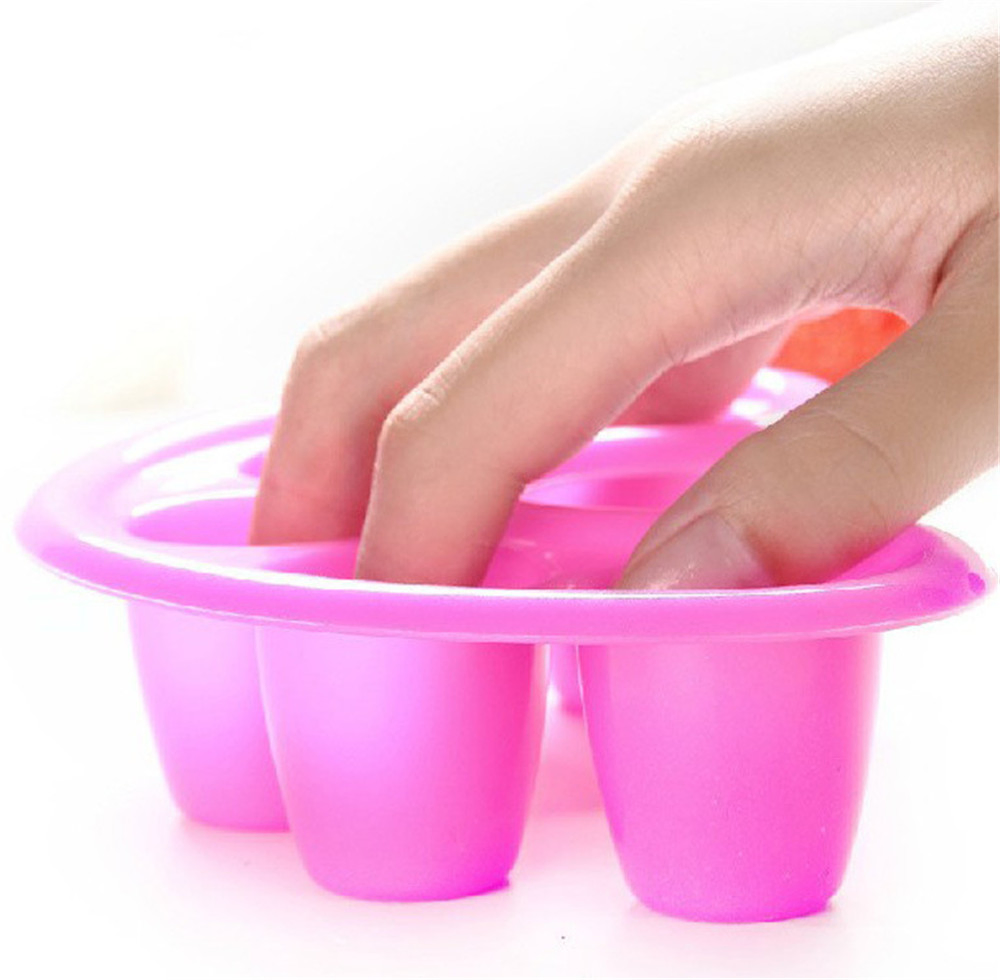 False Nails and Gel Polish Decontamination Bowl Nail Art Hand Makeup Remover Soaking Bowl Manicure Tools Manicure Soaking Bowl Nail SPA Care Manicure Tools
