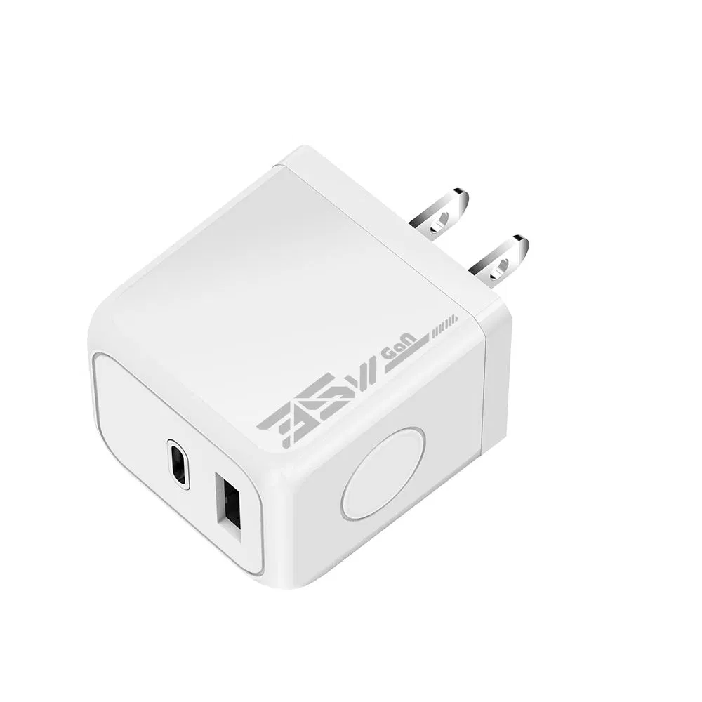 Compact Gift GaN Quick Charge 35W Dual Port Wall USB C Charger