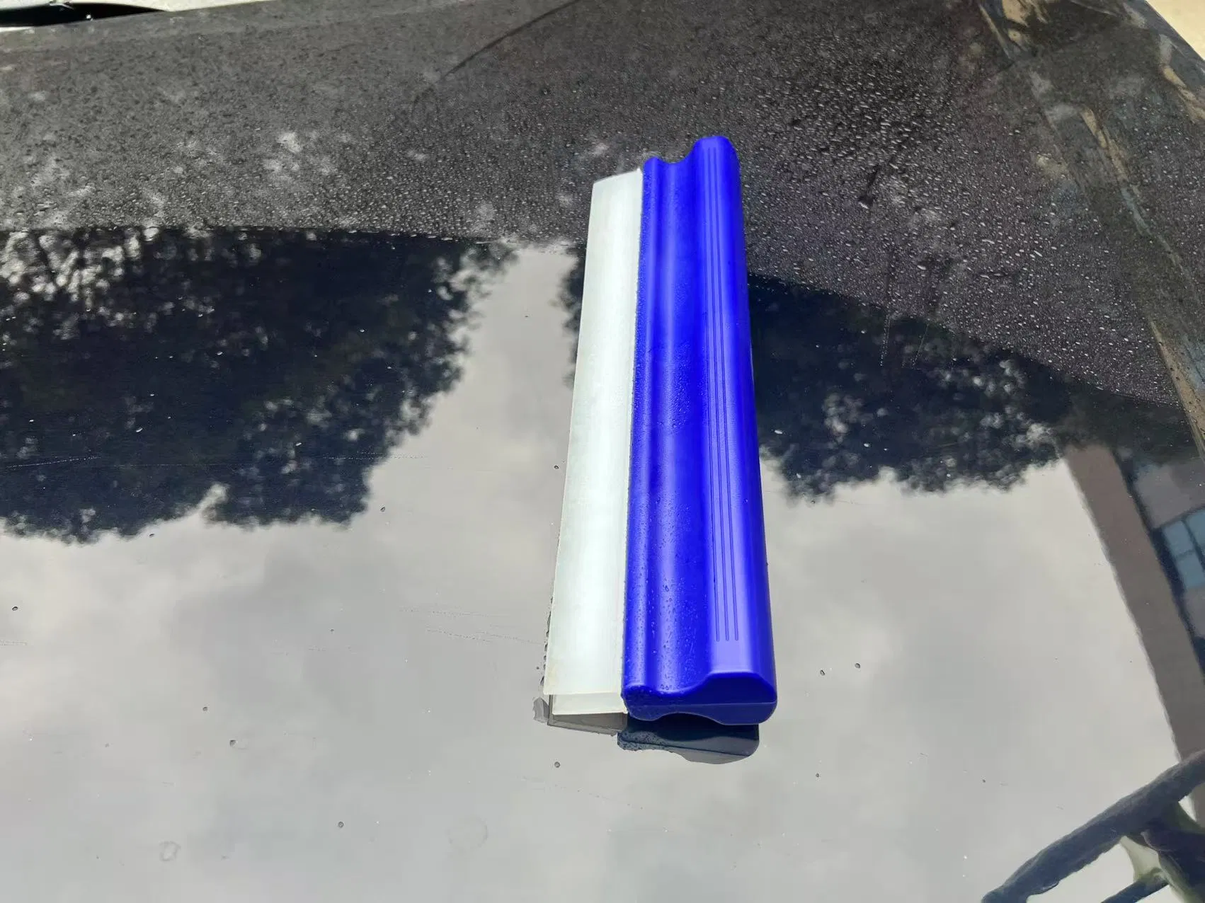 Double Silicone Blade Brush Car Window Squeegee Two Blade Car Brush