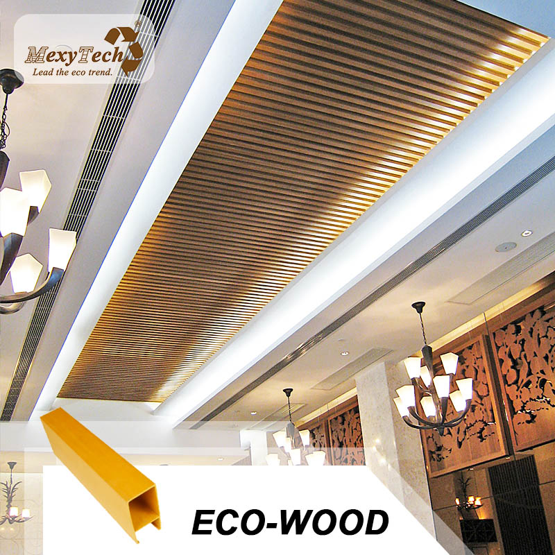 Indoor Composite Wood Plastic PVC Ceiling Wall Panel