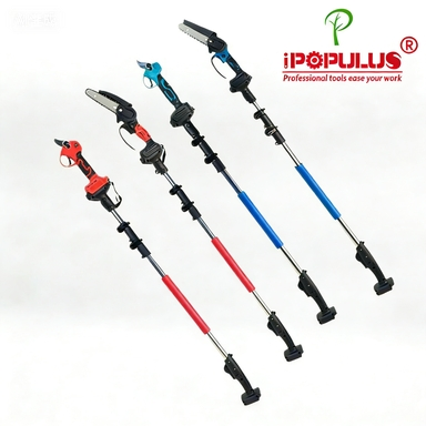 Аккумуляторный набор для обрезки веток с цепной пилой и секатором