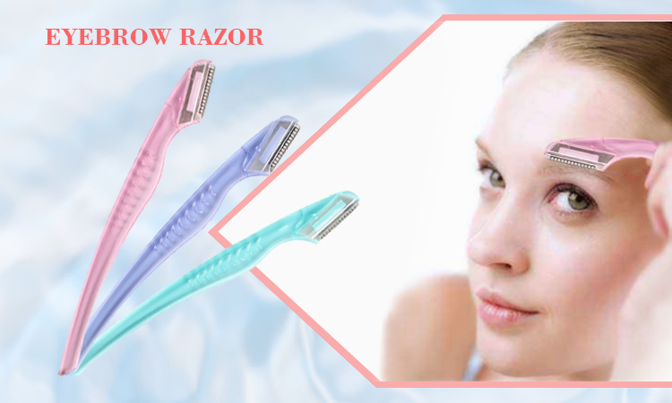 Stainless Steel Blade Makeup Tool Eyebrow Trimming Razor
