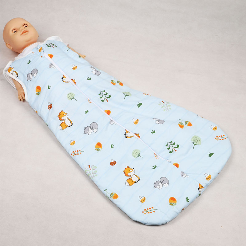 Unisex Baby Toddler Wearable Blanket Sleeping Bag Cotton Sleep Sack with Diaper Zipper