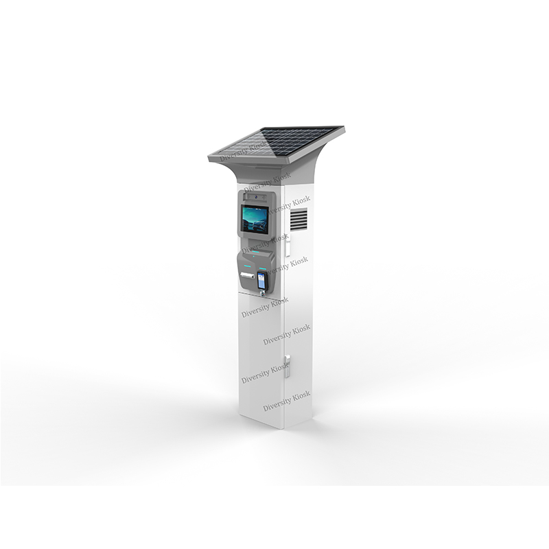 PLC Control Gate Automatic Open Qr Code Mobile Money Payment Car Wash and Parking Kiosk System NFC