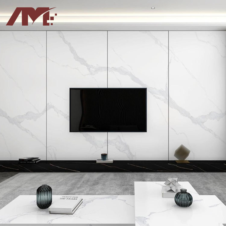 China Porcelain Gray Marble Tiles Slab Wall Sintered Stone