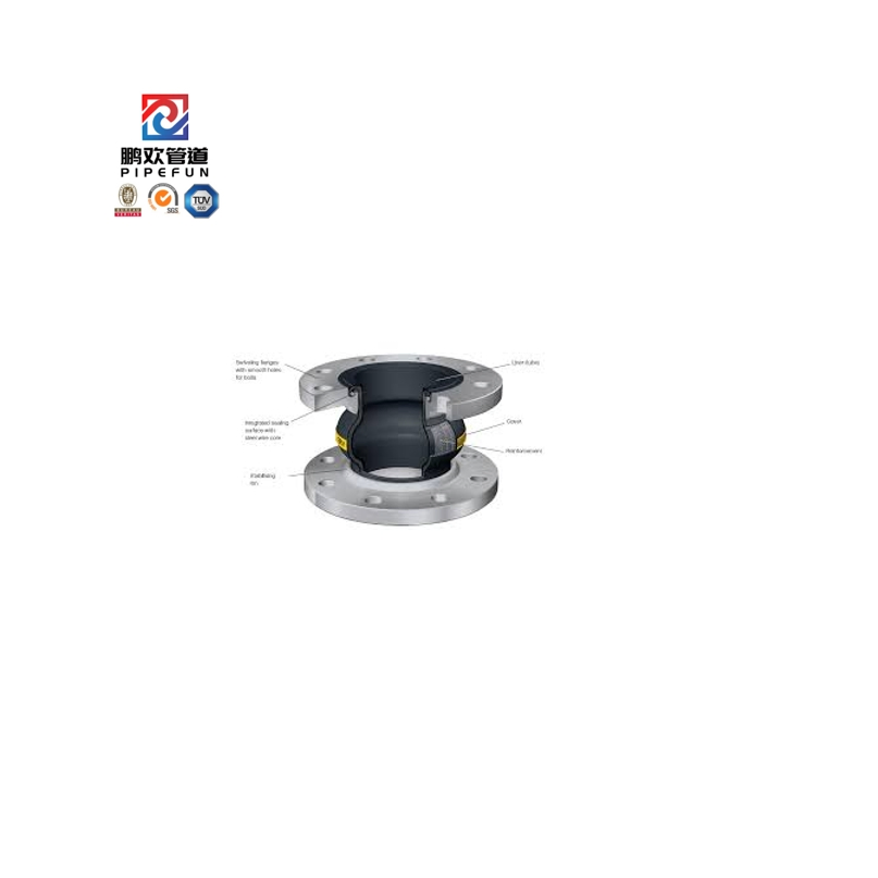 Rubber Expansion Joint ANSI Stainless Steel Flange