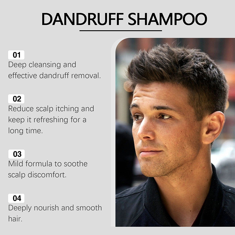 Private Label Men Shampoo Deep Conditioning Hair Care Gel Formula