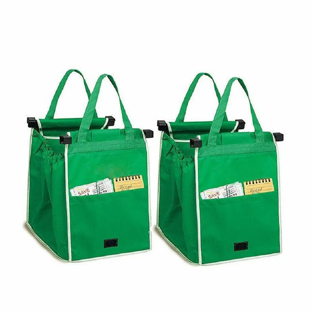 Folding Shopping Cart Bag Grab Bag Reusable Supermarket Bags