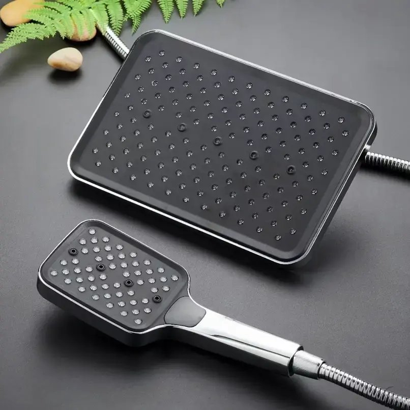 Premium Iprosan ABS Square Hand-Held Shower Set for Modern Bathrooms