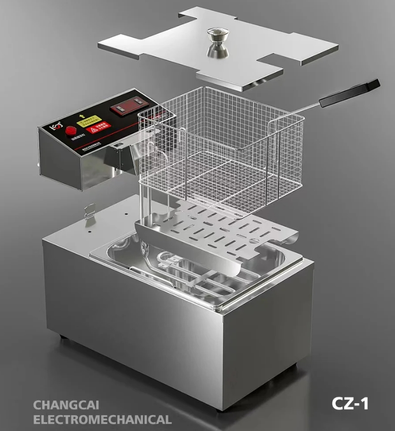 Hot Selling Stainless Steel Commercial Electric Potato Deep Fryer for Restaurant Hotel Food Shops