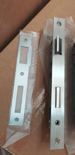 Euro Security Narrow Style Stainless Steel Aluminum Door Mortise Deadbolt Lock Body