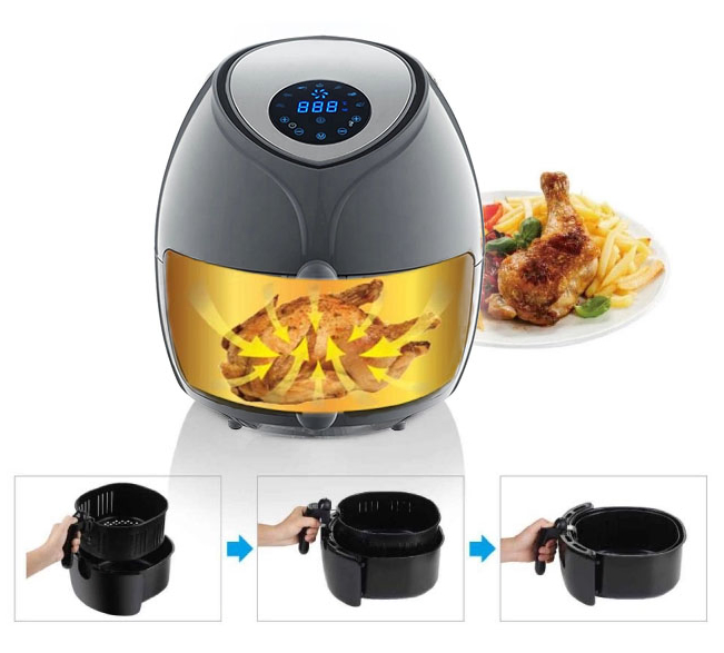 Invo Pizza Oven Home Deep Fryer Without Oil Digital Machine for Home Use