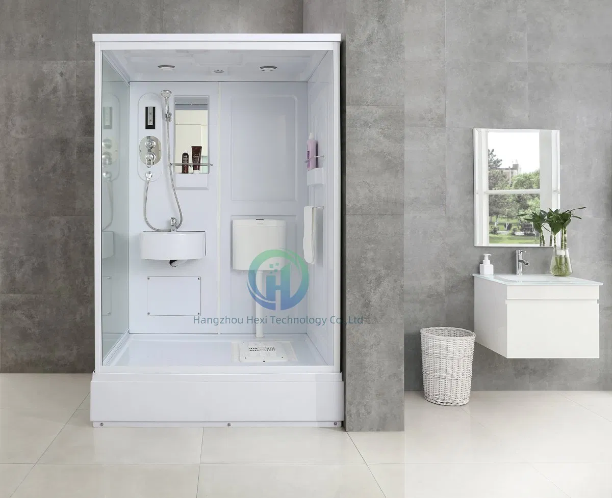 Prefab Bathroom Toilet with Luxury Sanitary Ware Shower Room