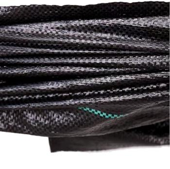 Hesheng Black Colour Polyethylene PE Woven Ground Cover Fabric Weed Mat