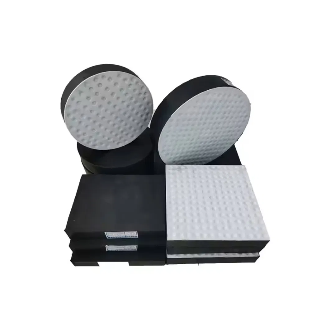 High Quality Low Price Bridge Highway Rubber Bearing Damping Elastic PTFE Plate Rubber Bearing Pad