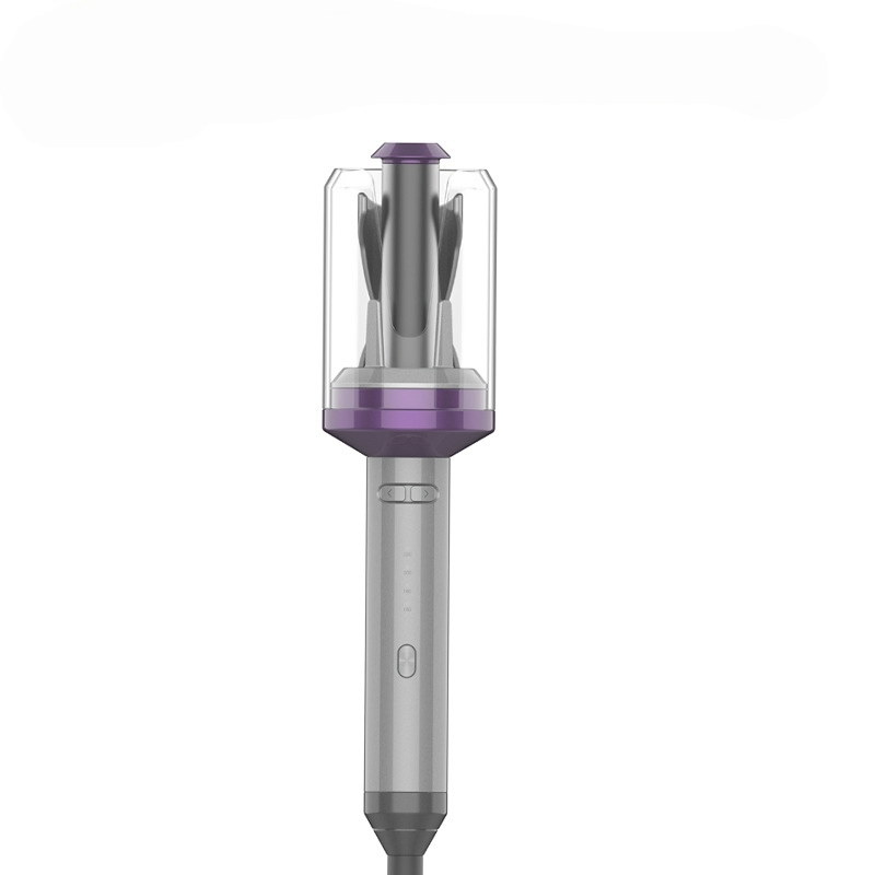 Home Hair Styling Tools, Hair Protection Curling Wand, Ceramic Coating Smart Curling Device with One-Click Automatic Curling.