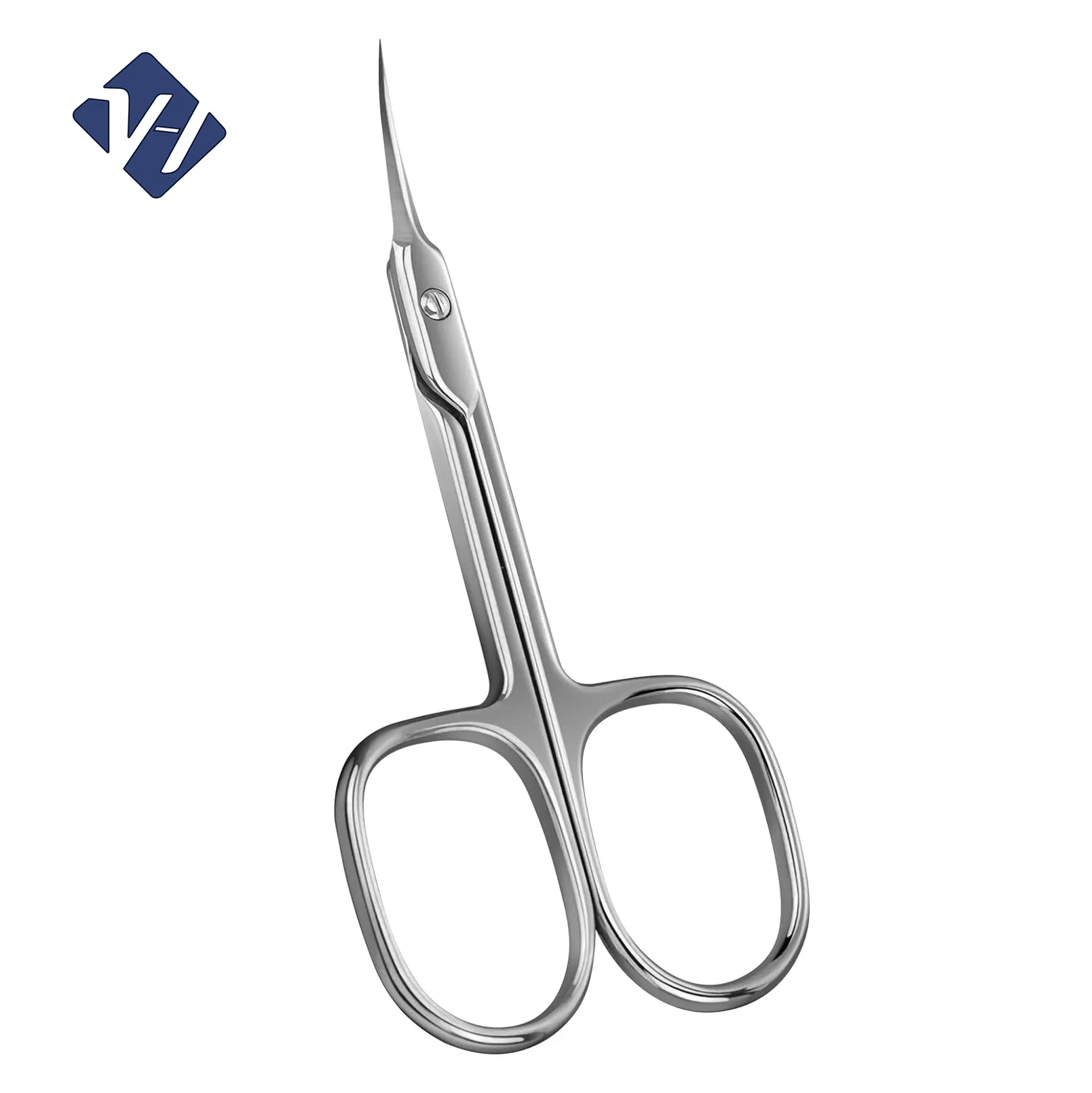 Cuticle Scissors Extra Fine Curved Blade, Super Slim Manicure Scissors for Cuticles