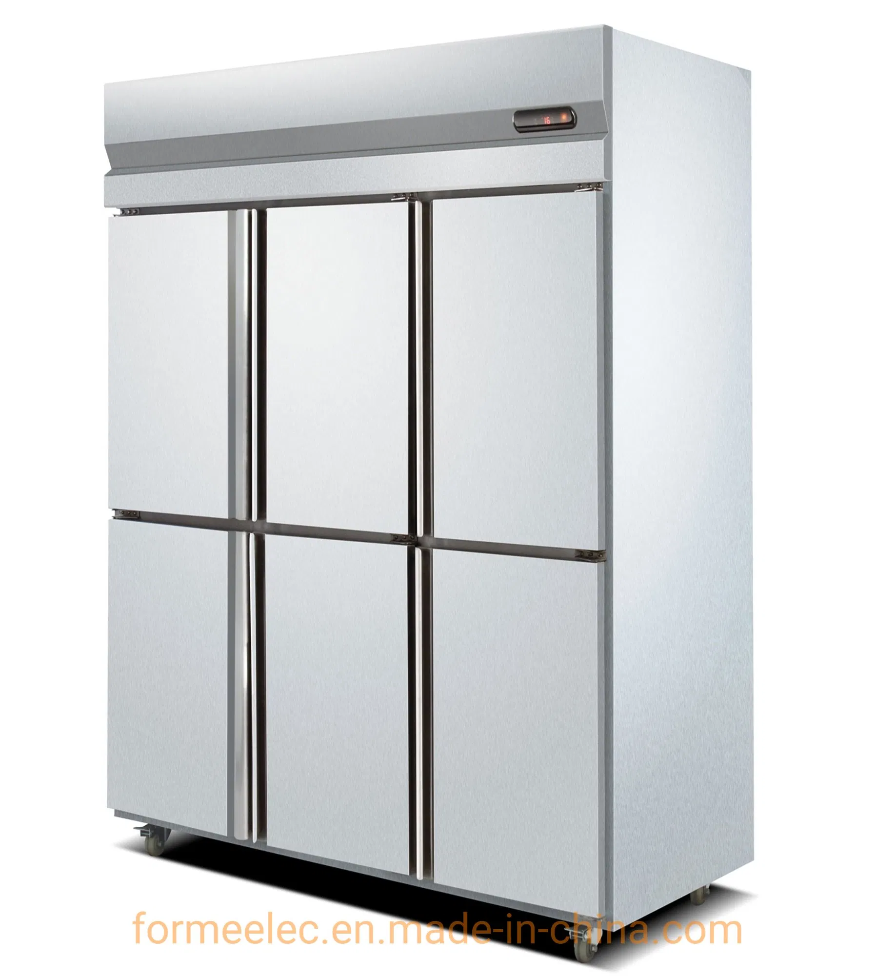 1000L Commercial Freezer Vertical Kitchen Refrigerator Air Cooling Kitchen Freezer