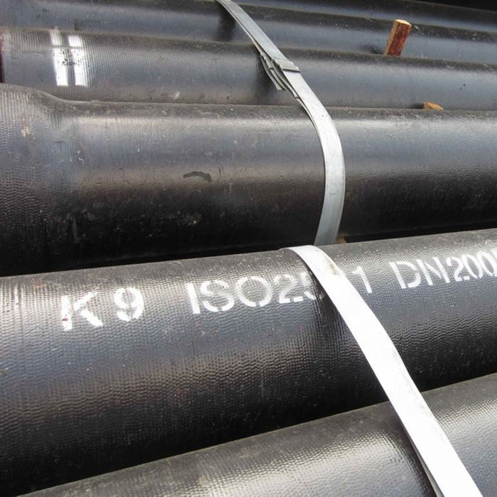K7, K8, K9 Dci Spigot Socket Pipe Ductile Cast Iron Pipe Cement Coating Thickness