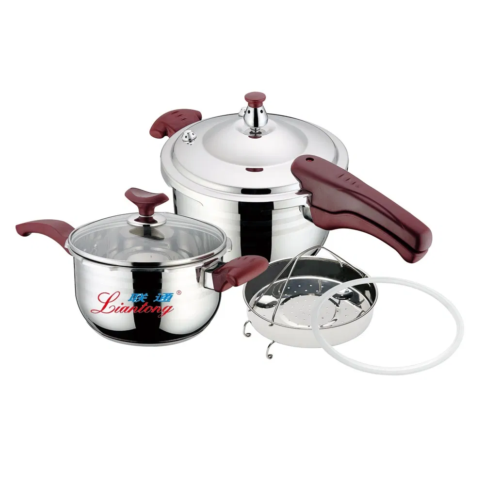 Скороварка из нержавеющей стали 4-11 л с пароваркой