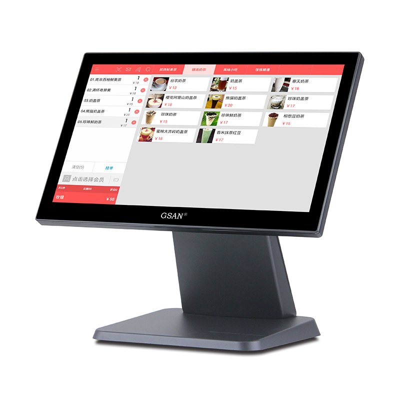 Touch 15 Inch POS System with Cash Register POS Till Cover All in One POS Terminal System