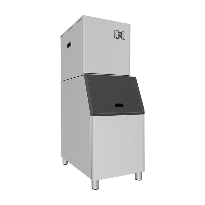 Clear Commercial Snow Ice Cube Maker Making Machine