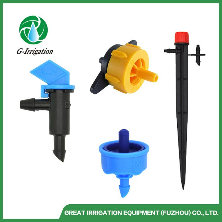 Agricultural Micro Drip Irrigation System 2/4/8L Pressure Compensation Dripper Irrigation PC Dripper