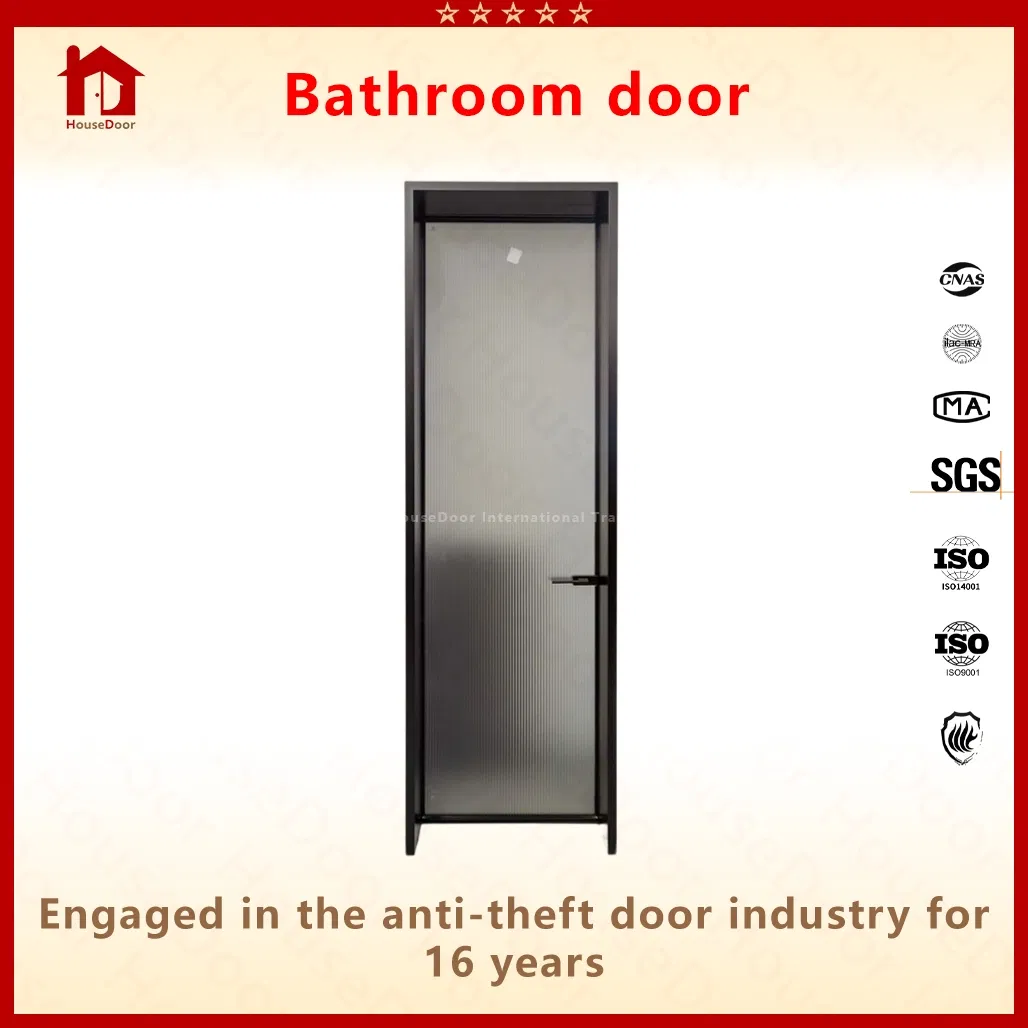 Sliding Bathroom Glass Door with Privacy Protection and Elegant Appearance
