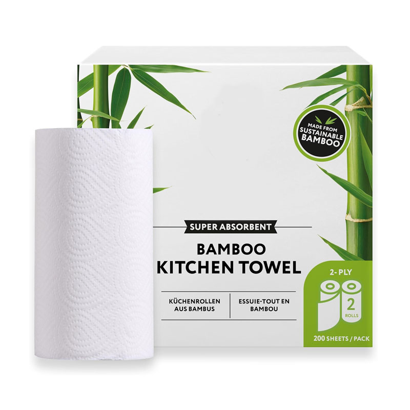 Water Absorbent High Quality 100% Virgin Wood Pulp 2 P[Y 20 GSM Roll Kitchen Towel