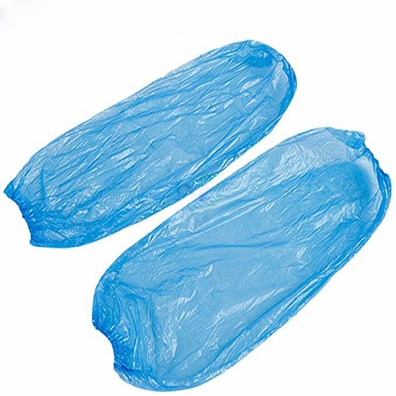 PE Disposable Arm Protection Covers Blue