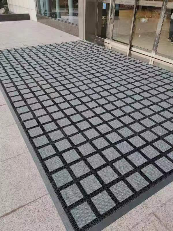 Entrance Foot Cleaning Hotel Office Building Froot Door Multi Brush EVA Modular Mats with Interlock