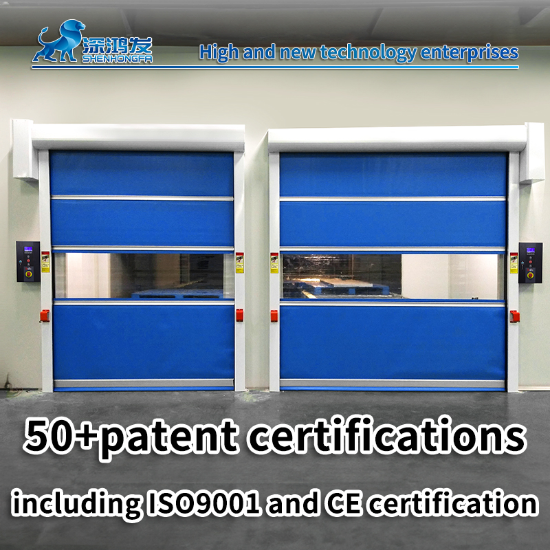 Hongfa 10 Years Industrial Fast Door Rapid Door Manufacturing Supply High Speed Door