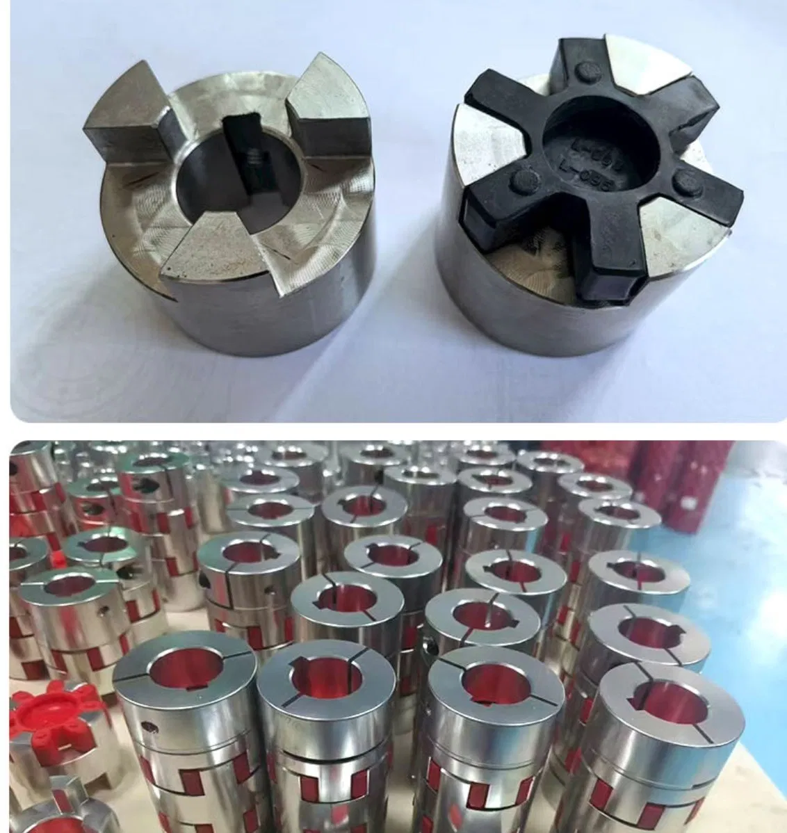 Stainless Steel Plum Blossom Coupling, High Rigidity Servo Motor Screw Rod Dedicated Coupling, High Torque Shock Absorption Accessory