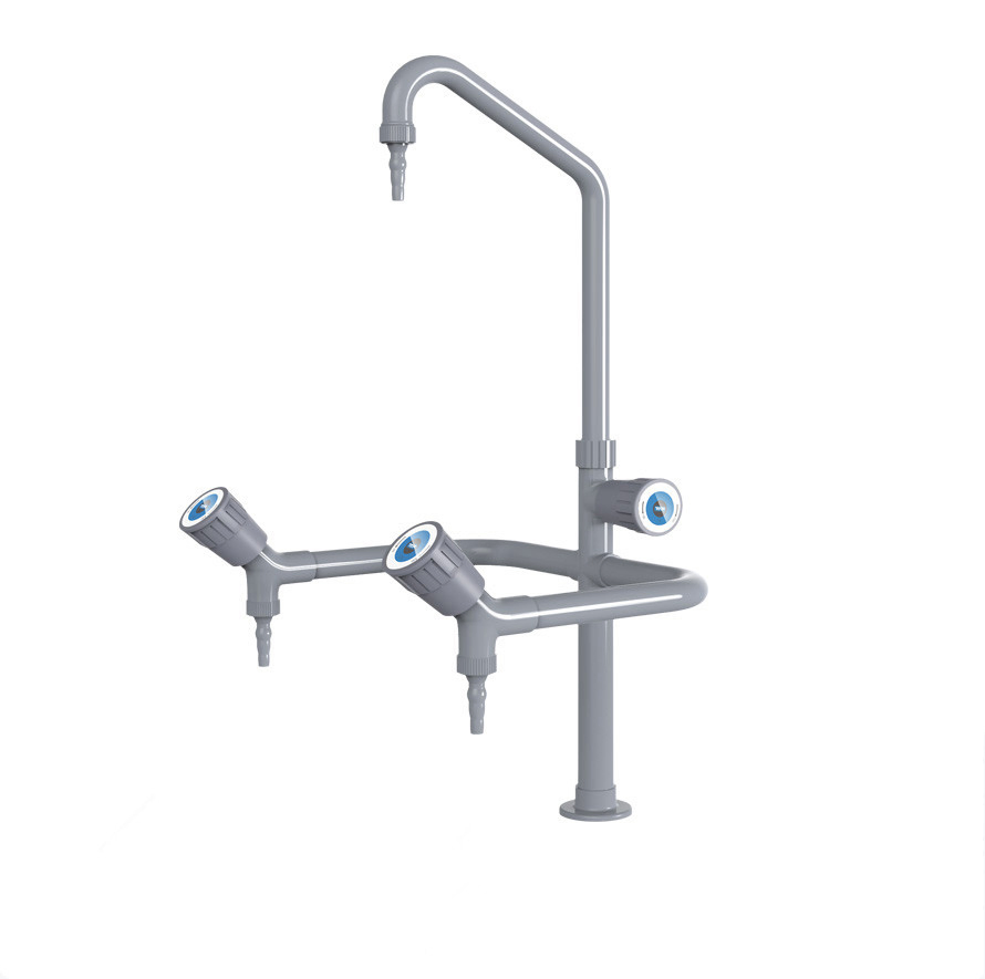 Stainless Steel Faucet Triple Outlet