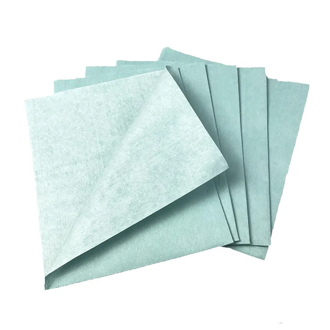 55%Cellulose 45%Polyester Blue Folding X60 Cleaning Wipes