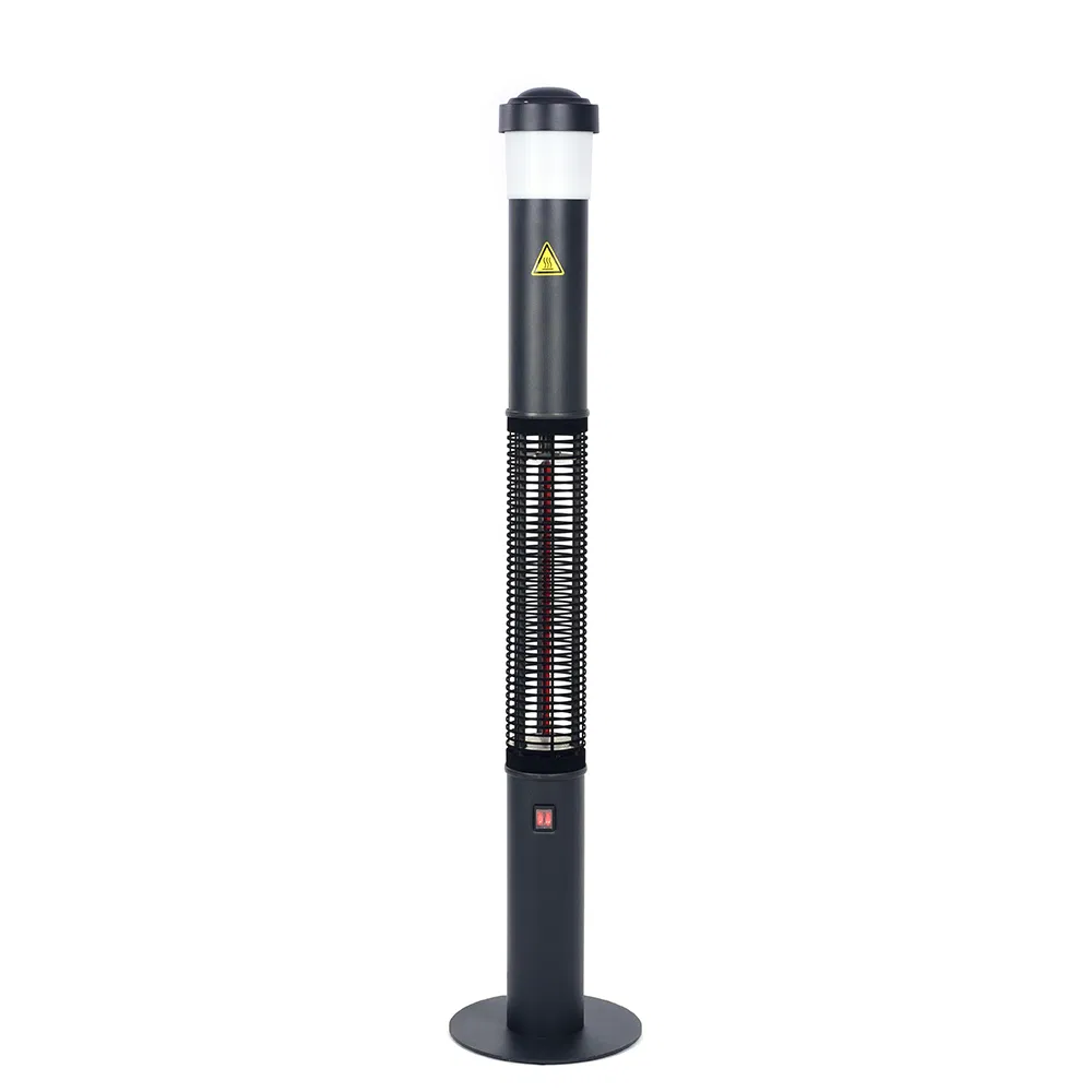 Black Waterproof IP55 Infrared Element Electric Heater Outdoor Heater