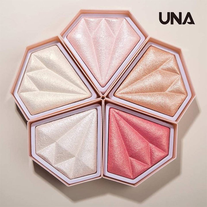Wholesale Vegan Diamond Highlighter Blush Shimmer Long-Lasting Fairy Facial Contour Corrector Private Bronze Powder Highlighters