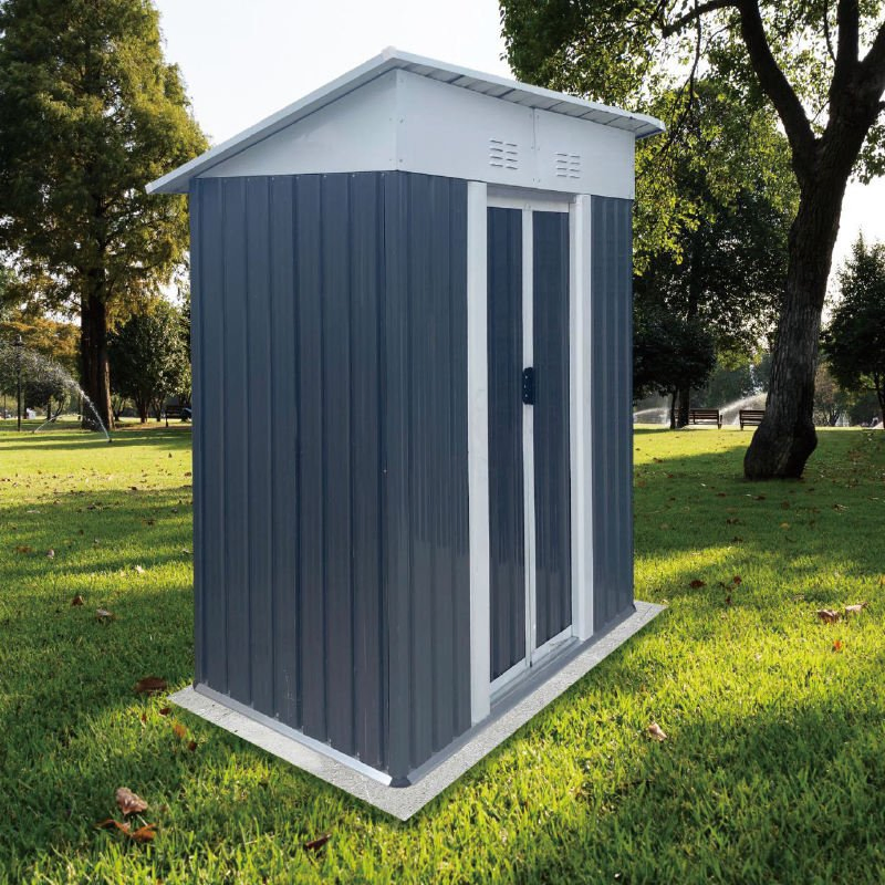 5*3FT Small Garden Shed for Backyard Storage and Workshop Use with Easy Assembly Storage Home Shed Tool House Casetta Giardino