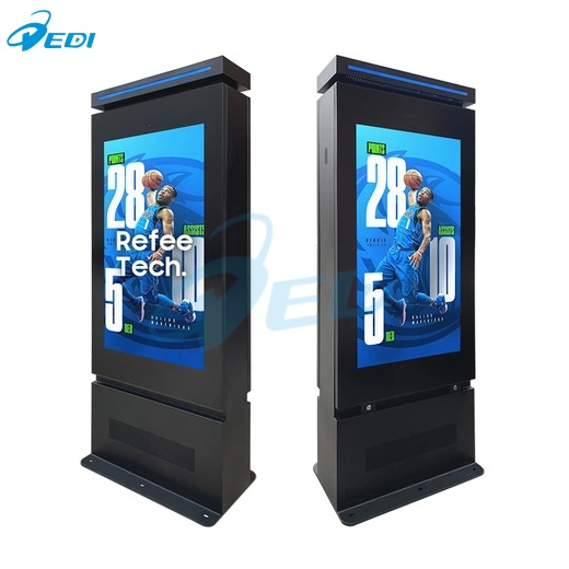 Двусторонний сенсорный LCD киоск 55 дюймов для наружной рекламы
