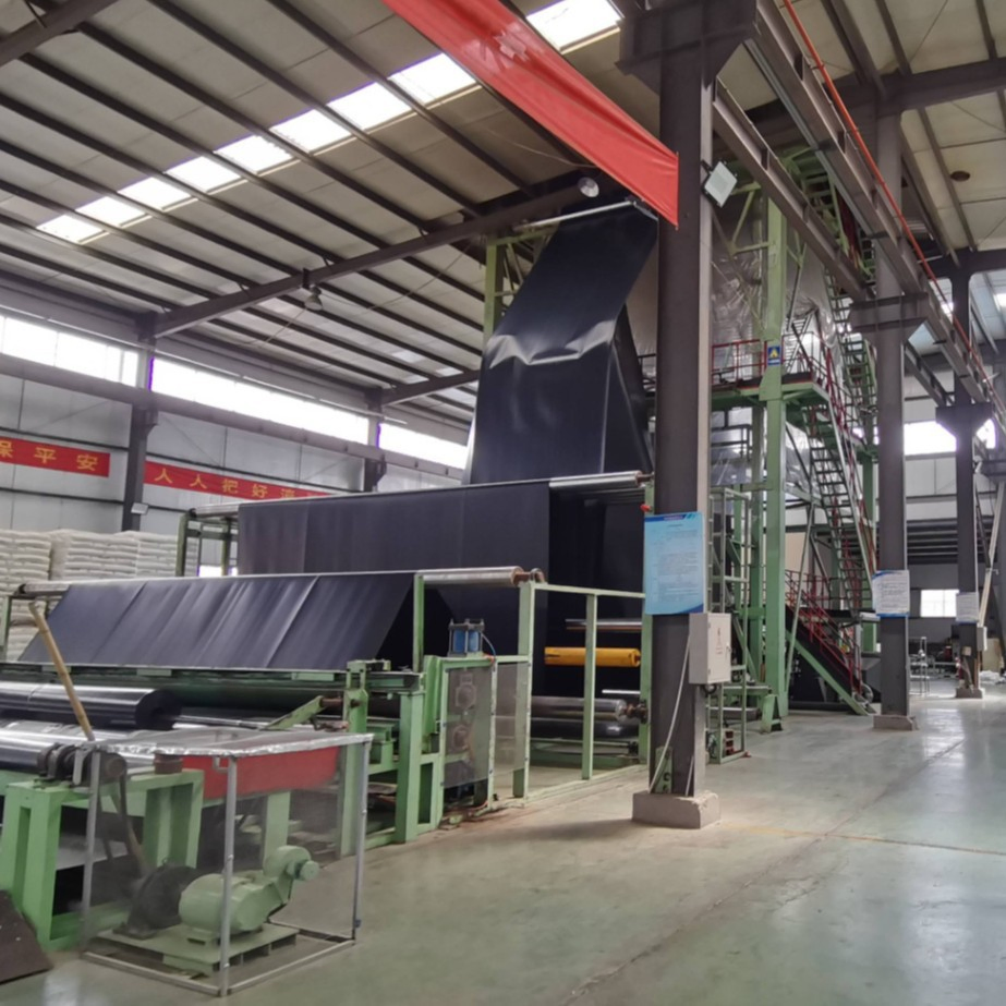 Effective Waterproof HDPE Geomembrane for Dam and Lake Protection Irgin ASTM Anti-Seepage Waterproof Impermeable Smooth Textured HDPE LDPE LLDPE PVC Geomembrane