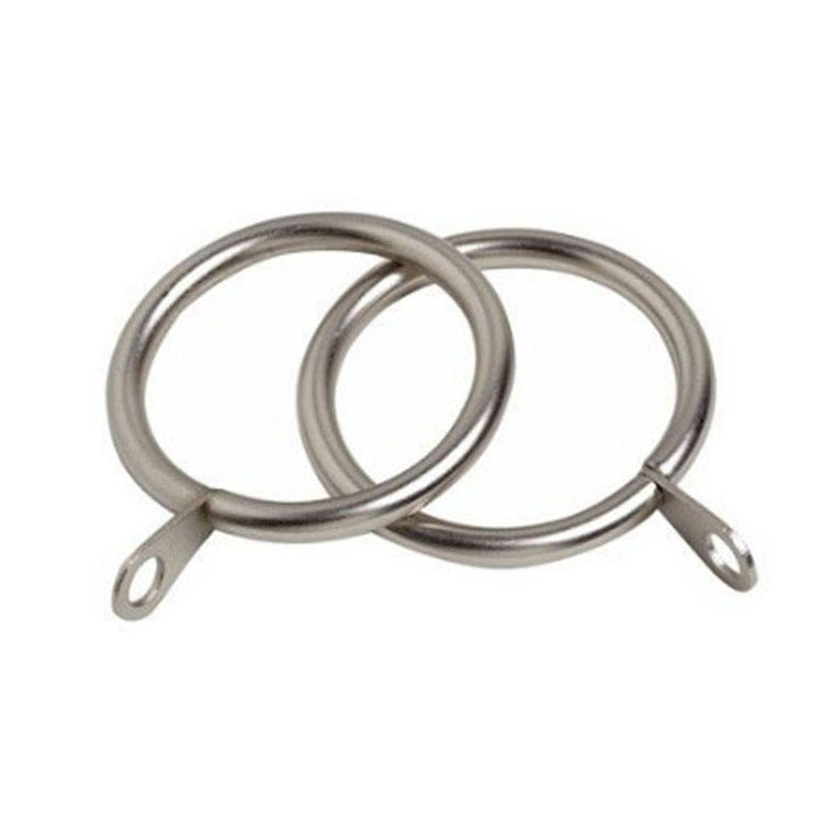 Matt Black Metal Curtain Rod Pole Rings Curtain Rod Pole Rings