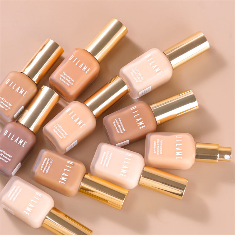 Professional Private Label Vegan Cosmetics Makeup Full Coverage Matte Waterproof Liquid Foundation