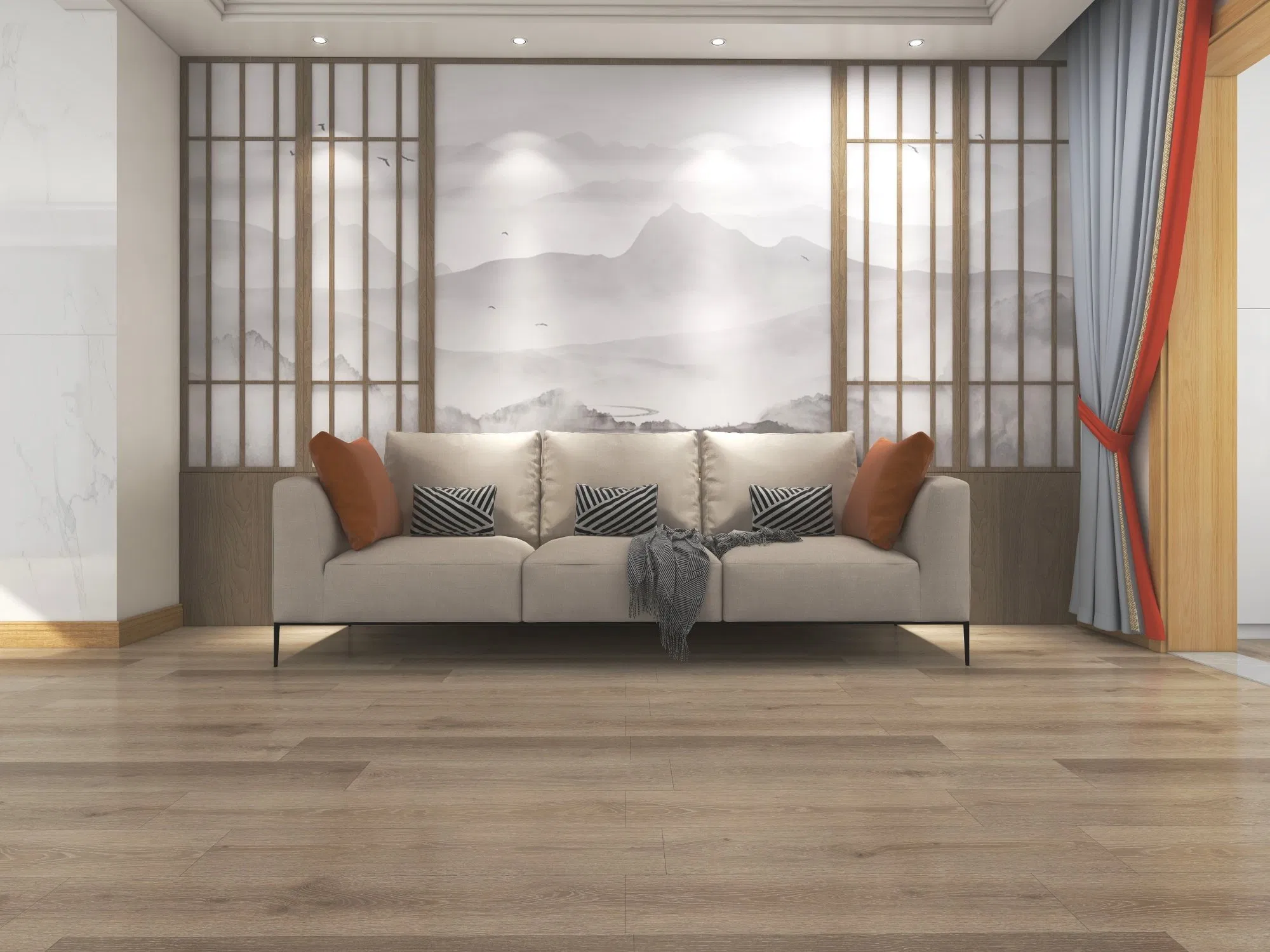 Водостойкий SPC ламинат для коммерческих помещений