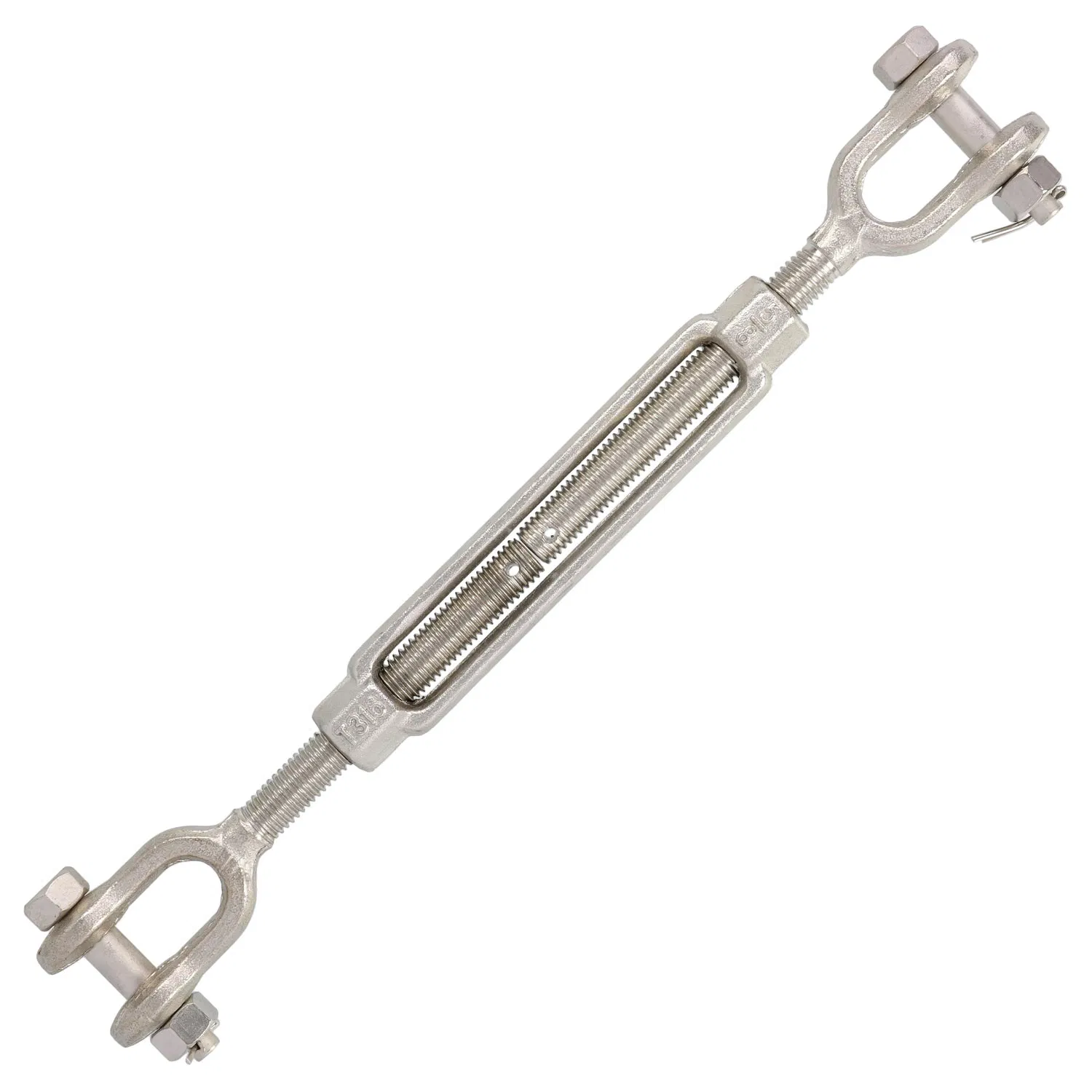 2200 Lbs High Strength Malleable Iron Turnbuckle with Eye and Jaw