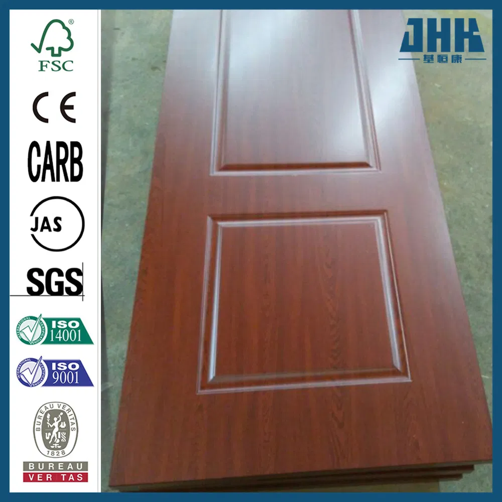 Jhk Raw Material Decorative Molded Melamine Veneer MDF Door Skin