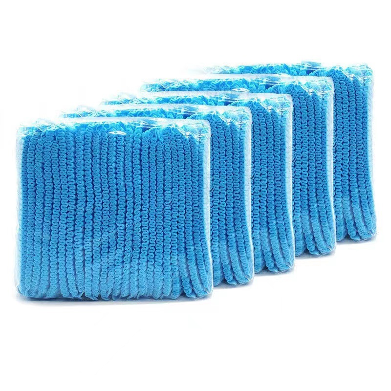 Wholesale of Disposable Non-Woven Labor Protection Mushroom Hat Net Cap