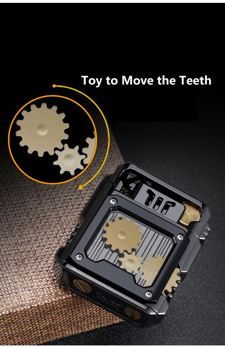 Men's Toy Copper Kerosene Lighter Metal Open Flame High-End Lighter Metal Open Flame Lighter